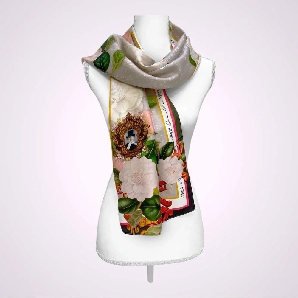 Opera Scarves Verdi Inspired Pure Silk Scarf